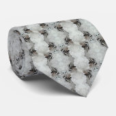 Cravate Icicles Abstrait - Original (Roulé)