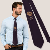 Cravate Icône de haricot de café