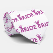 Cravate icône de la couronne de mariée (Roulé)