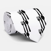 Cravate icône de la cuillère à fourche (Roulé)