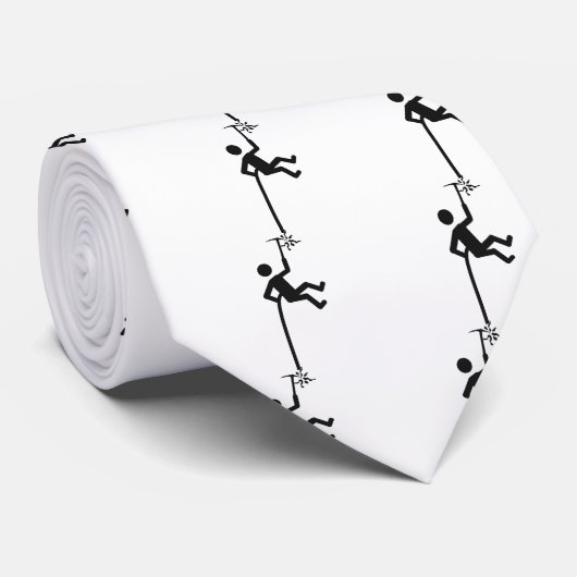 Cravate icône de l'escalade (Roulé)