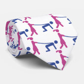 Cravate icône d'enterrement de vie de jeune garçon (Roulé)