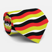 Cravate icône du drapeau allemand (Roulé)