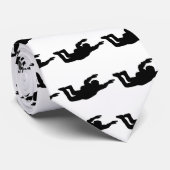 Cravate icône du parachutisme (Roulé)