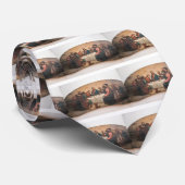 Cravate Icône orthodoxe sainte Jésus Pâques de Noël (Roulé)