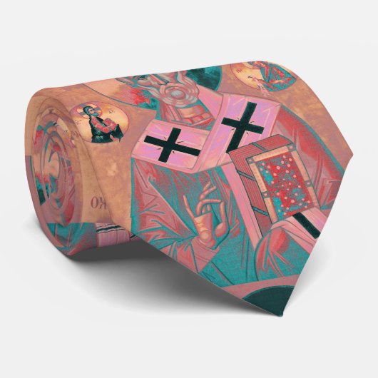 Cravate Icône Saint Nicolas (Roulé)