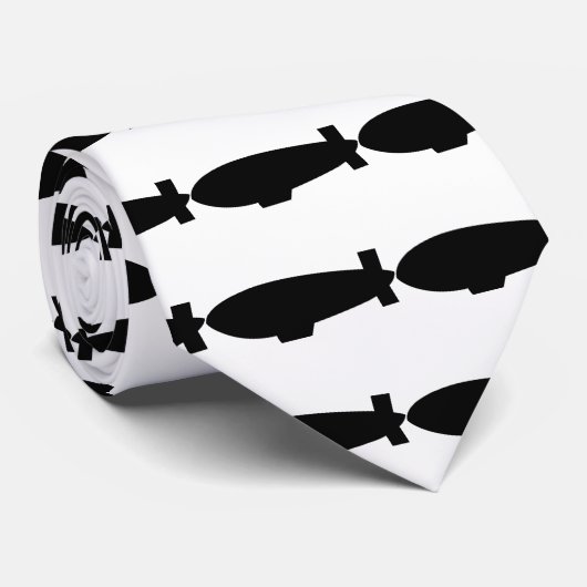 Cravate icône zeppelin (Roulé)