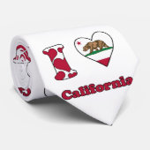 Cravate Ik houd van California (Roulé)