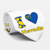 Cravate Ik houd van Nevada (Roulé)
