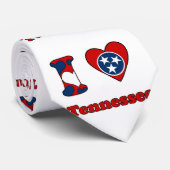 Cravate Ik houd van Tennessee (Roulé)