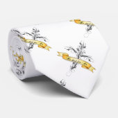 Cravate Il est mort pour nous Floral Cross (Roulé)