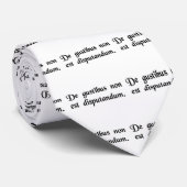 Cravate Il n'y a aucun goût de explication (Roulé)