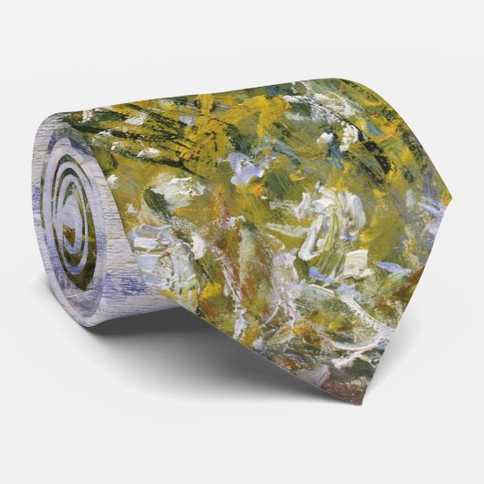 Cravate Île aux fleurs près de Vétheuil, Claude Monet (Roulé)