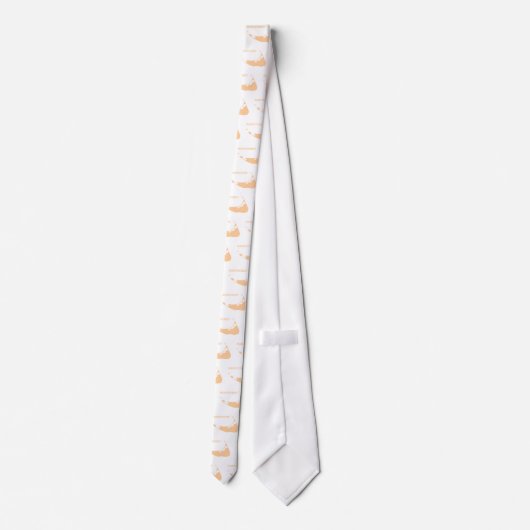 Cravate Île de Nantucket en sable (Dos)
