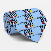 Cravate Île de tête chauve (Roulé)