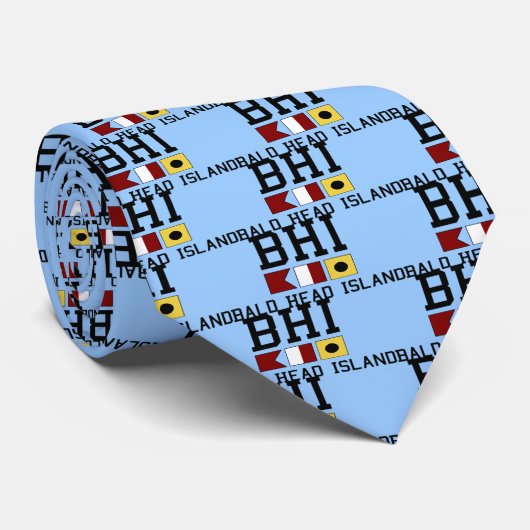 Cravate Île de tête chauve (Roulé)