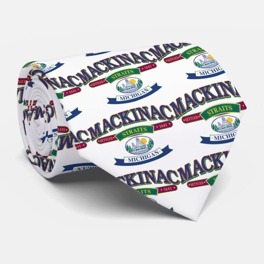 Cravate Île Mackinac (Roulé)