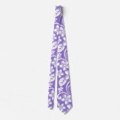 CRAVATE ÎLE PLUMERIA (LAVENDER) (Dos)