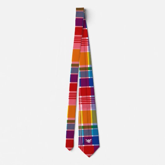 Cravate Îles Vierges américaines Madras (Dos)