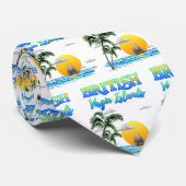 Cravate Îles Vierges britanniques (Roulé)