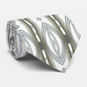 Cravate Illusion géométrique Motif oculaire monochrome (Roulé)