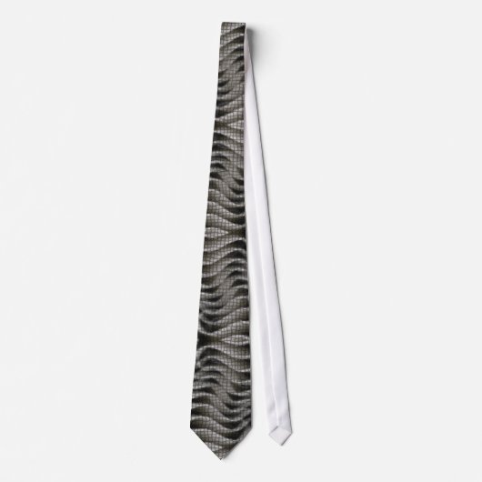 Cravate Illusion optique 3D EXO-Skeleton (Devant)