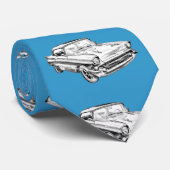 Cravate Illustration 1957 de Bel Air de Chevy (Roulé)