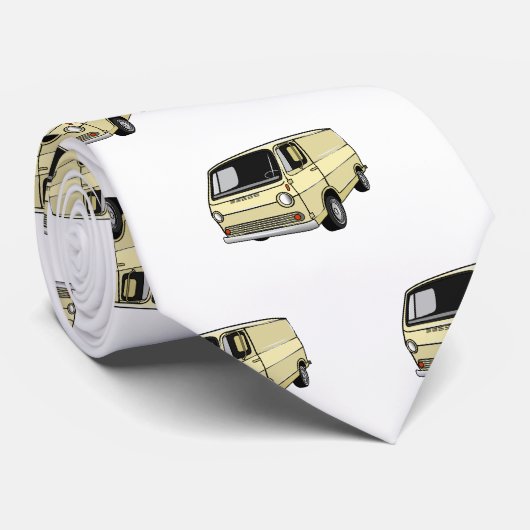 Cravate Illustration classique de van (Roulé)