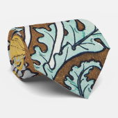 Cravate illustration d'art pavot fleur jaune (Roulé)