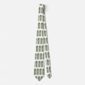 Cravate Illustration d'Asparagus (Devant)