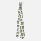 Cravate Illustration d'Asparagus (Dos)