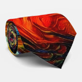 Cravate Illustration de brin d'ADN (Roulé)