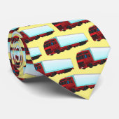 Cravate Illustration de camion roumain (Roulé)