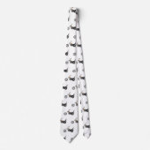 Cravate Illustration de Chopper Motorcycle 1950 (Devant)