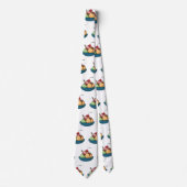 Cravate Illustration de crème glacée (Devant)