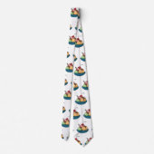 Cravate Illustration de crème glacée (Dos)