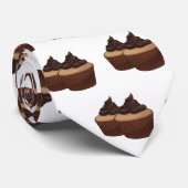 Cravate Illustration de Cupcake (Roulé)