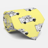 Cravate Illustration de dessin animé Campervan (Roulé)