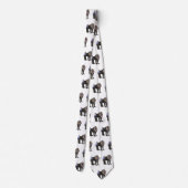 Cravate Illustration de dessin animé Mandrill (Dos)