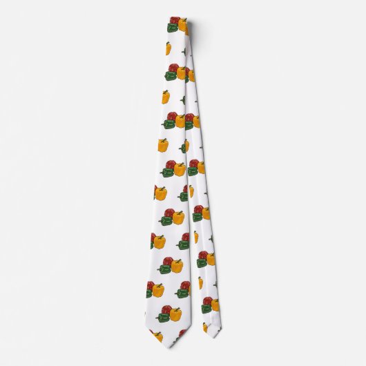 Cravate Illustration de dessin de Capsicum (Devant)