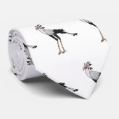 Cravate Illustration de dessin du secrétaire pour oiseaux (Roulé)
