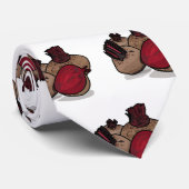 Cravate Illustration de dessin sur la betterave (Roulé)