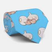 Cravate Illustration de dessin sur l'ail (Roulé)