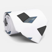 Cravate Illustration de dessin sur ordinateur portable (Roulé)