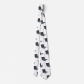 Cravate Illustration de dessin sur ordinateur portable (Dos)