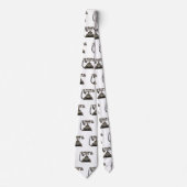 Cravate Illustration de dessin téléphonique (Devant)