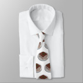 Cravate Illustration de gâteau de Tiramisu (Attaché)
