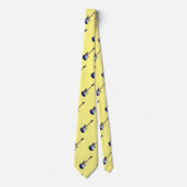 Cravate Illustration de guitare électrique (Devant)