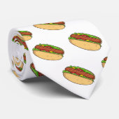 Cravate Illustration de Hot dog (Roulé)