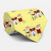 Cravate Illustration de kit de batterie (Roulé)